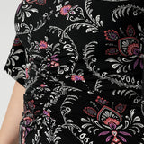 Selina Dress in Subtle Paisley