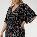 Selina Dress in Subtle Paisley