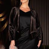Soho Cami in Black Satin