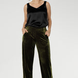 Soho Cami in Black Satin