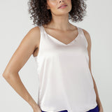 Soho Cami in Oyster Satin
