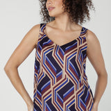 Soho Cami in Purple Maze