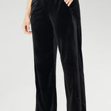 Soren Pant in Black Velour