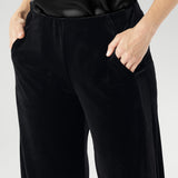 Soren Pant in Black Velour