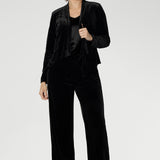 Soren Pant in Black Velour