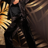 Soren Pant in Black Velour