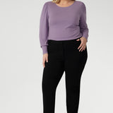 Straight Leg Pant in Black