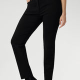 Straight Leg Pant in Black