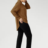 Straight Leg Pant in Black