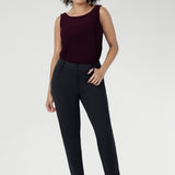Straight Leg Pant in Charcoal