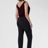 Straight Leg Pant in Charcoal