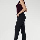 Straight Leg Pant in Charcoal