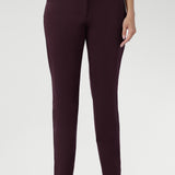 Straight Leg Pant in Wine