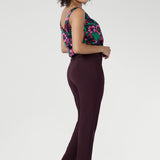 Straight Leg Pant in Wine