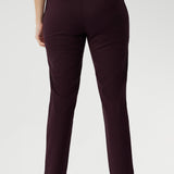 Straight Leg Pant in Wine