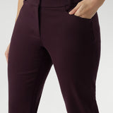 Straight Leg Pant in Wine