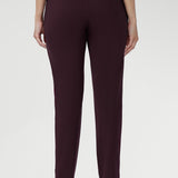 Straight Leg Pant in Wine