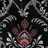 Jett Wrap Dress in Subtle Paisley