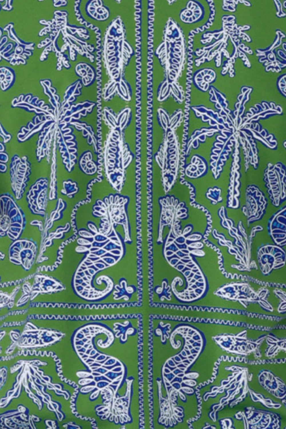 The Summer Seahorse Bamboo is an exclusive print to Leina + Fleur