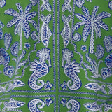 The Summer Seahorse Bamboo is an exclusive print to Leina + Fleur