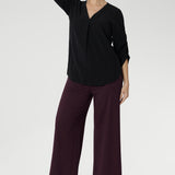 The Terry Shirt in Graphite is a modern take on classic workwear. It’s crafted from soft, breathable Tencel Viscose with a luxurious sand-washed texture that feels smooth against the skin. The fabric drapes beautifully, creating a flattering shape without cling.