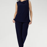 Tobie Pant in Navy