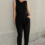 Tobie Pant in Black