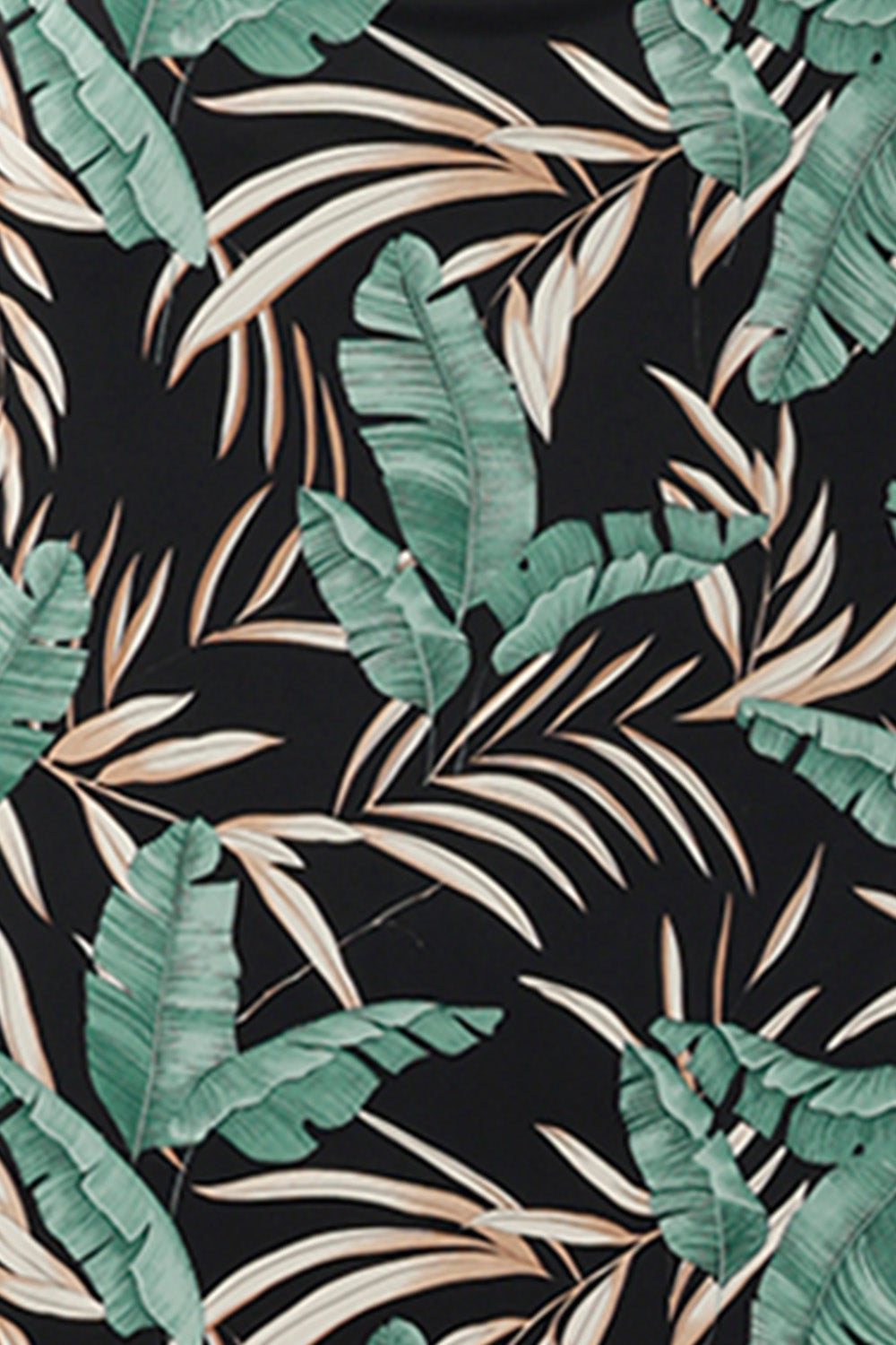 Tropical Printed jersey material for petite to plus size women. Australian made