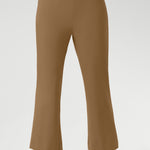 This mid-rise, pull-on style features a cropped length, subtle flared leg, and refined front waist pockets for a tailored yet effortless feel. Designed to pair seamlessly with the matching Zander Jacket.