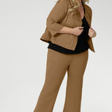 Uma Pant in Caramel