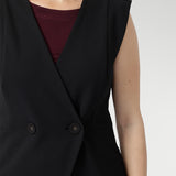 Vienna Vest in Black