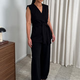 Vienna Vest in Black