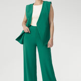 Vienna Vest in Jade