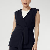 Vienna Vest in Navy