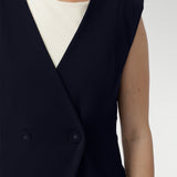 Vienna Vest in Navy