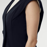 Vienna Vest in Navy