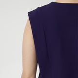 Vienna Vest in Purple