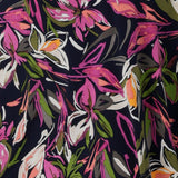 Vivid Flora dry touch jersey fabric for made in Australia fashion label Leina & Fleur. 