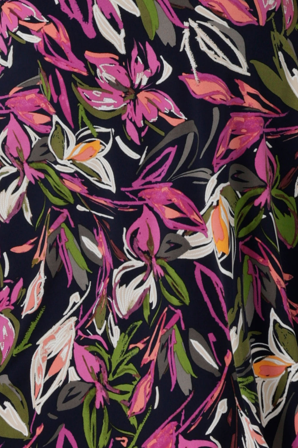  Vivid Flora dry touch jersey fabric for made in Australia fashion label Leina & Fleur.