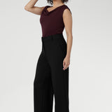 Wide Leg Pant in Black