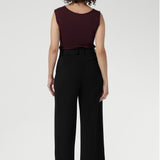 Wide Leg Pant in Black