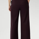 Wide Leg Pant in Wine