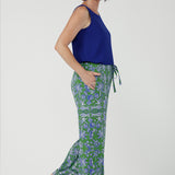 Wren Drawstring Pant in Summer Seahorse Bamboo