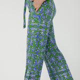 Wren Drawstring Pant in Summer Seahorse Bamboo