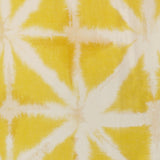 Image swatch of Yellow Shibori print used by Australian clothing brand Leina & Fleur to make a brightly coloured collection of workwear garments for ladies, stocked in sizes 8 through to 24. 