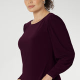 Zara Top in Claret