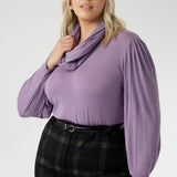 Designed with modern women in mind across Australia and New Zealand, the Infinity Knit Scarf adds timeless elegance to any outfit. For a coordinated, polished look, style it with the matching Zara Top in the same fabric—an easy combination for warmth, comfort, and elevated day-to-day dressing.