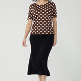 Ziggy Top in Choc Spot