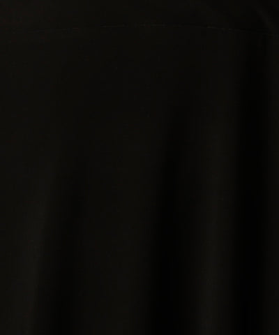 fabric swatch of black jersey used by Australian and New Zealand women's clothes brand, Leina & Fleur to make wide leg black work pants.